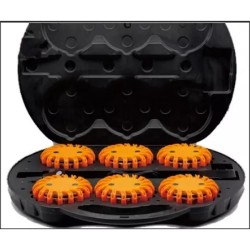 Set 6 girofaruri magnetice LED cu acumulatori